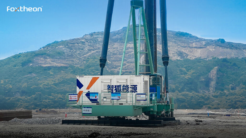 A case of the application of foxthoen Hybrid Generator hp1000 in foundation engineering