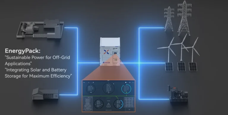 Energy Management System (EMS) dashboard illustration