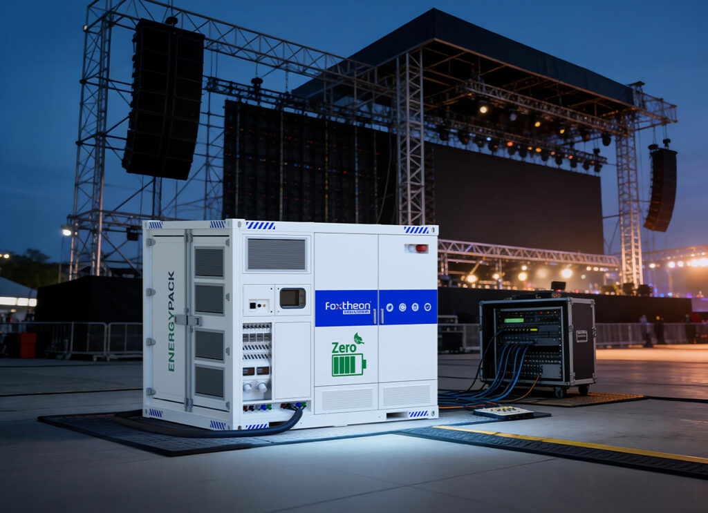 power for construction site HVAC